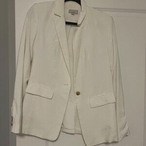 Loft size 2 white blazer